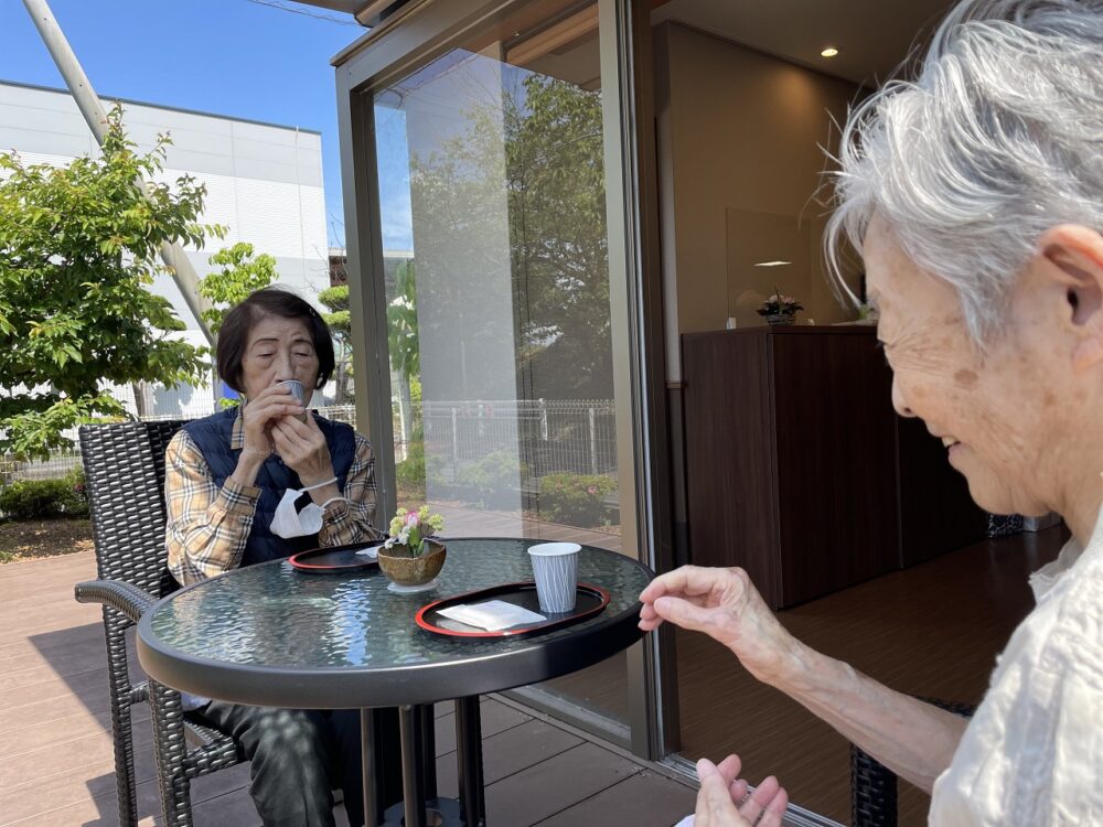 藤枝市老人ホーム_新茶の会