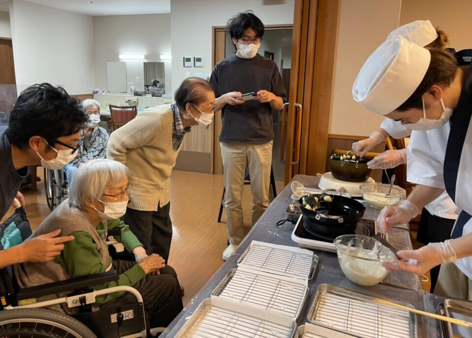 藤枝市老人ホーム_自然薯の磯部揚げ