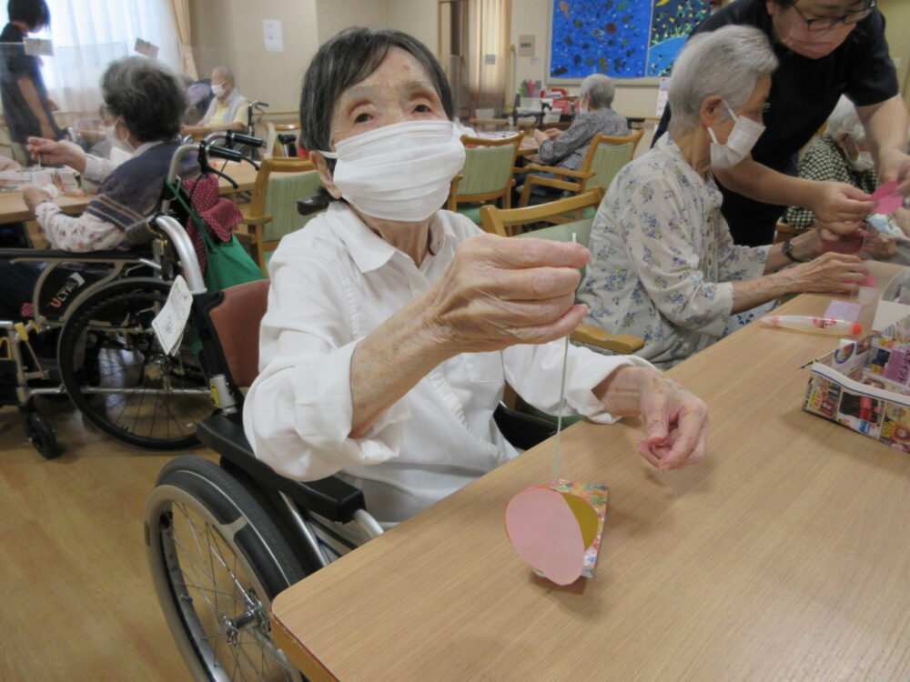 浜松市老人ホーム_みんなで夏祭り準備