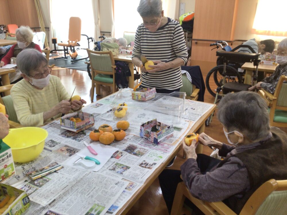 駿東郡長泉町老人ホーム_干し柿