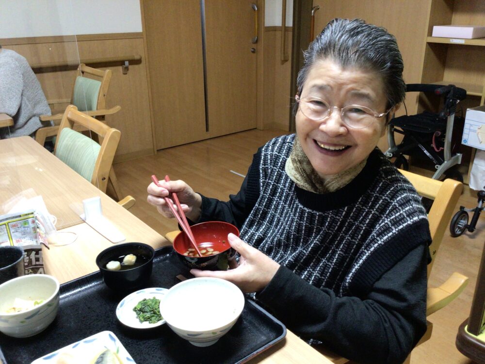 藤枝市老人ホーム_蕎麦打ちあったかたぬき蕎麦