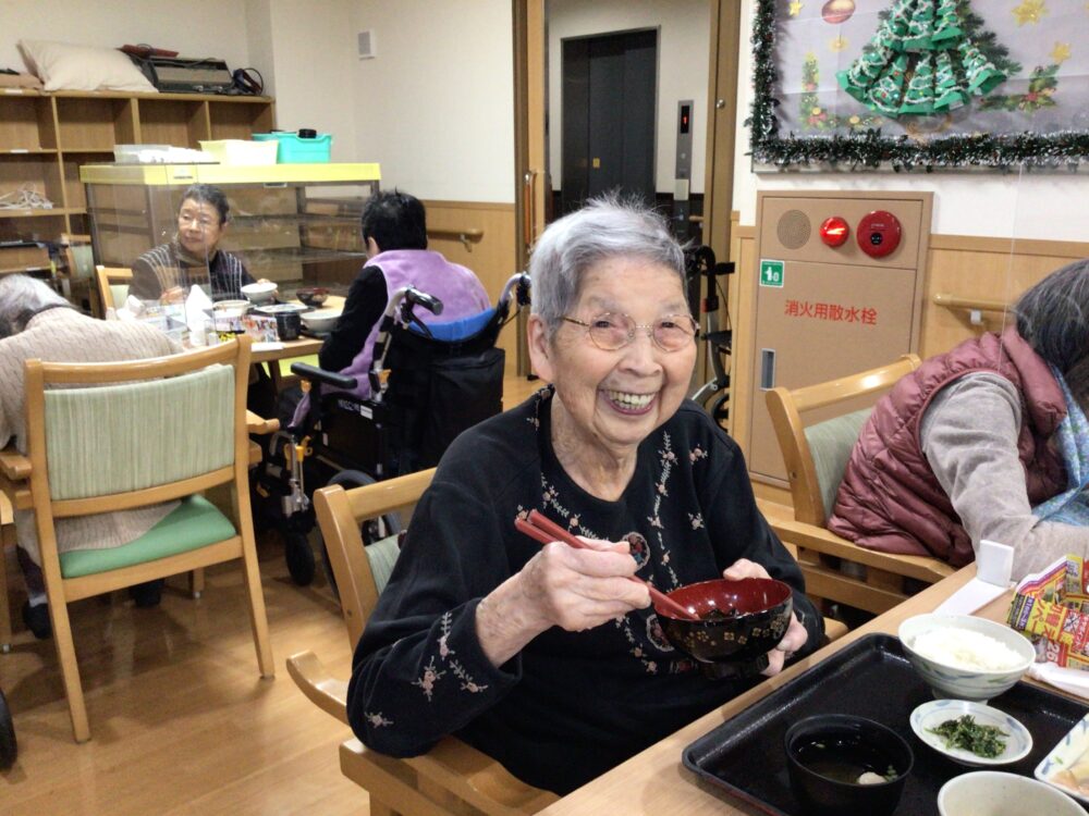 藤枝市老人ホーム_蕎麦打ちあったかたぬき蕎麦