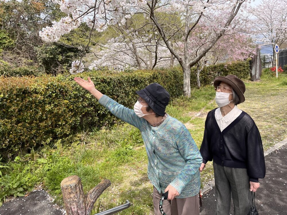 静岡市駿河区有料老人ホーム_お花見イベント