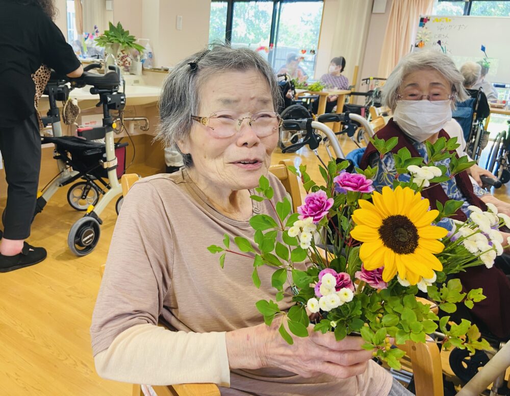 静岡市清水区老人ホーム_フラワー教室ひまわり