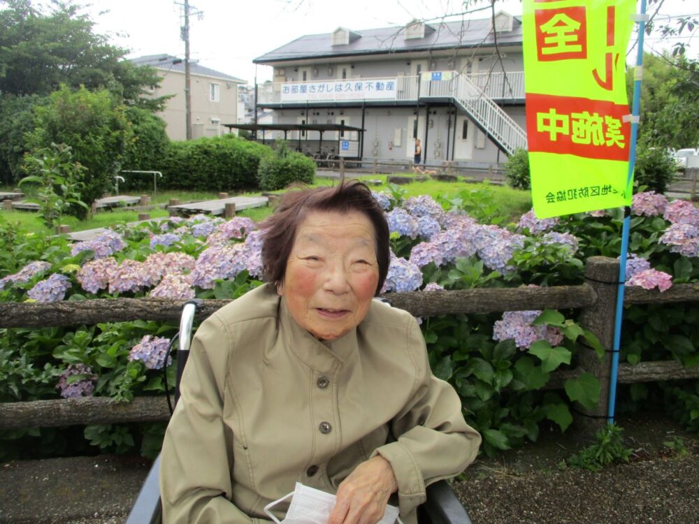 静岡市駿河区有料老人ホーム_紫陽花観賞