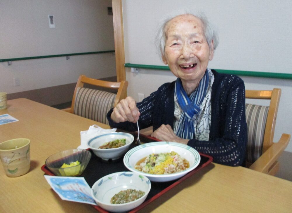 静岡市葵区老人ホーム_四季御膳七夕そうめん